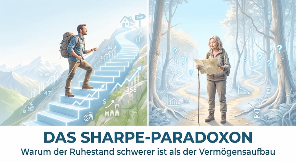 Das Sharpe-Paradoxon: Warum der Ruhestand schwerer ist als der Vermögensaufbau