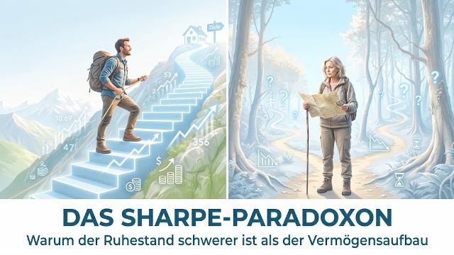 Das Sharpe-Paradoxon: Warum der Ruhestand schwerer ist als der Vermögensaufbau
